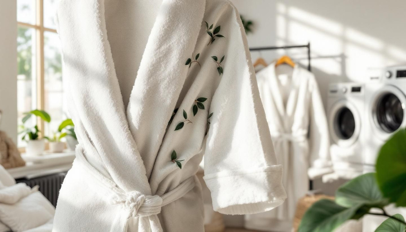 Techniques écologiques pour l'entretien de peignoirs luxueux